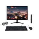 (Refurbished) HP ProDesk 19" HD All-in-One Desktop Computer Set (Intel Core i5 7th Gen| 16 GB DDR4 RAM| 512 GB SSD| 19" HD LED Monitor| KB & Mouse| Speakers| WiFi| Windows 11| MS Office)