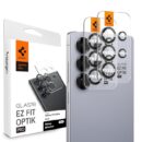Spigen Glas.tR EZ Fit Optik Pro Tempered Glass Camera Lens Protector Guard for Galaxy S25 Ultra - Black (2 Pack)