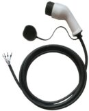 PME EV Charging Gun with Cable for EV Charger Cars and Bikes | Type 2 to Open end – 1 Phase, 16A | 5 Meter Length | Durable Connector Made in India | ARAI Certified | IP54 Waterproof