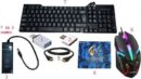 RSG 7 IN 1 COMBO- KEYBOARD ,MOUSE,MOUSEPAD,USB HUB , HDMI CABLE & TYPE C ,V8 OTG Combo Set??(Black, Multicolor)