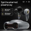 Boult Audio UFO Truly Wireless in Ear Earbuds with 48H Playtime, Built-in App Support, 45ms Low Latency Gaming, 4 Mics ENC, Breathing LEDs, 13mm Bass Drivers Ear Buds TWS, Made in India (Smoky Metal)