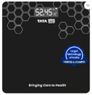 TATA 1mg Digital Weighing Scale, Premium Weighing Machine for Precise Measurement Weighing Scale  (Black)