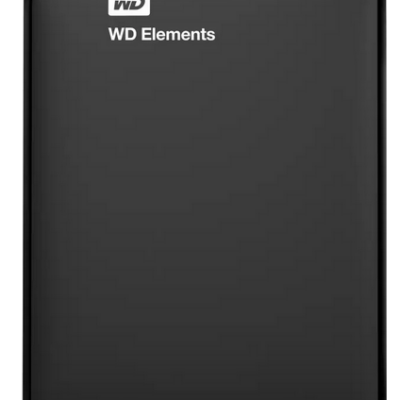 WD Elements 1 TB Wired External Hard Disk Drive (HDD)  (Black)