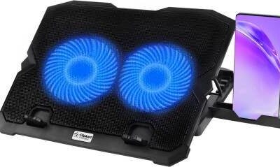 Flipkart SmartBuy FKSBCPK17 2 Fan Cooling Pad??(Charcoal Black)