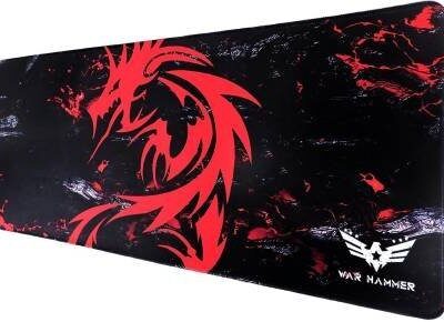 Warhammer GX1050 Speed Type Gaming Mousepad??(Black, RedS)