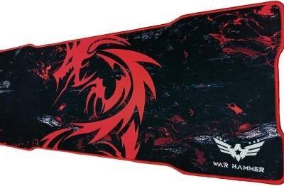 Warhammer GX1050 Speed Type Mouse Pad Gaming Mousepad??(Red, Black)