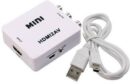 TrustEdge  TV-out Cable MINI HDMI2AV UP Scaler 1080P HD Video??(White, For TV)